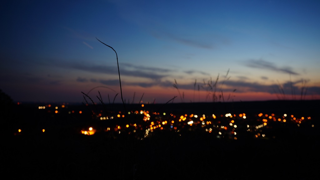 da unten die lichter der stadt